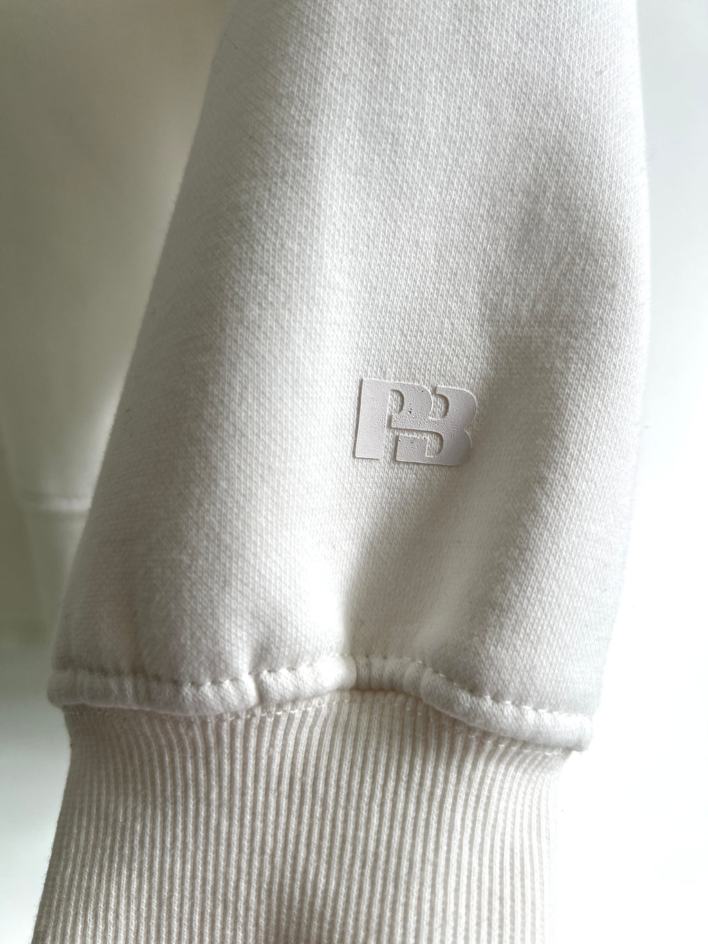Pull&Bear White Quarter Zip Jumper