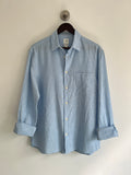 H&M Light Blue Linen Blend Summer Shirt