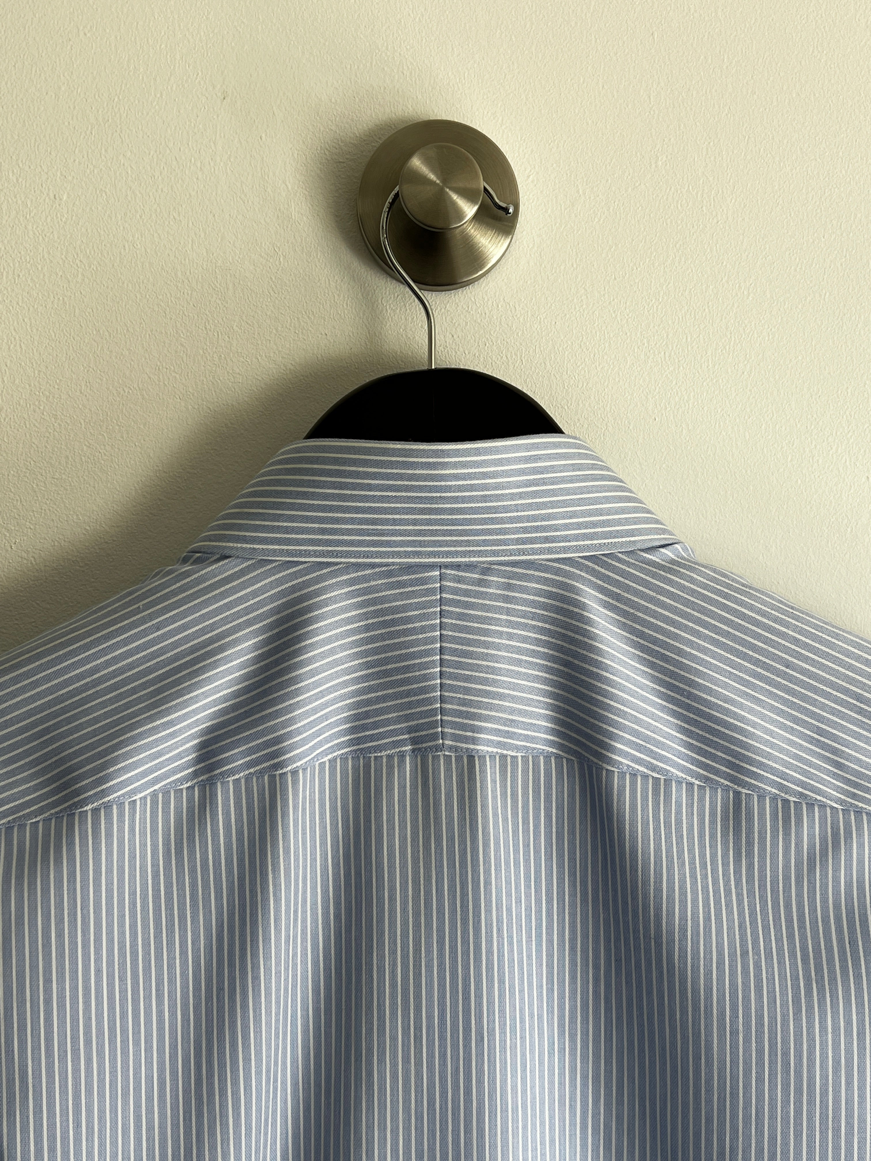 TM Lewin Blue Striped Shirt