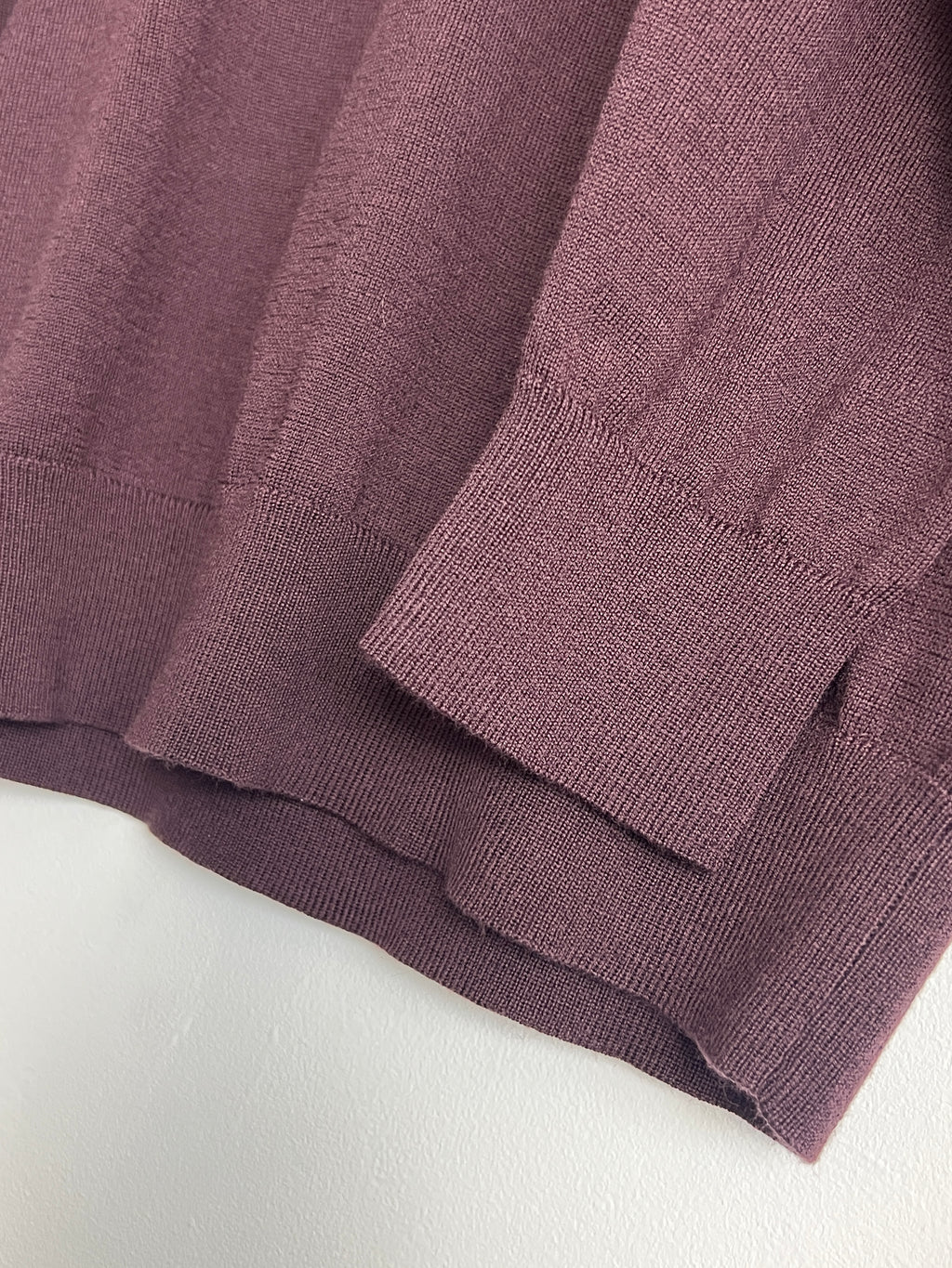 M&S Autograph Burgundy Roll Neck