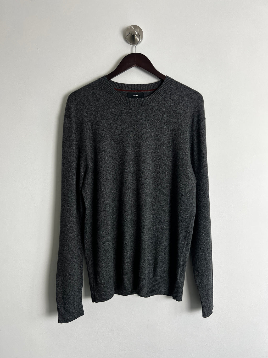 Next Charcoal Crew Neck Jumper