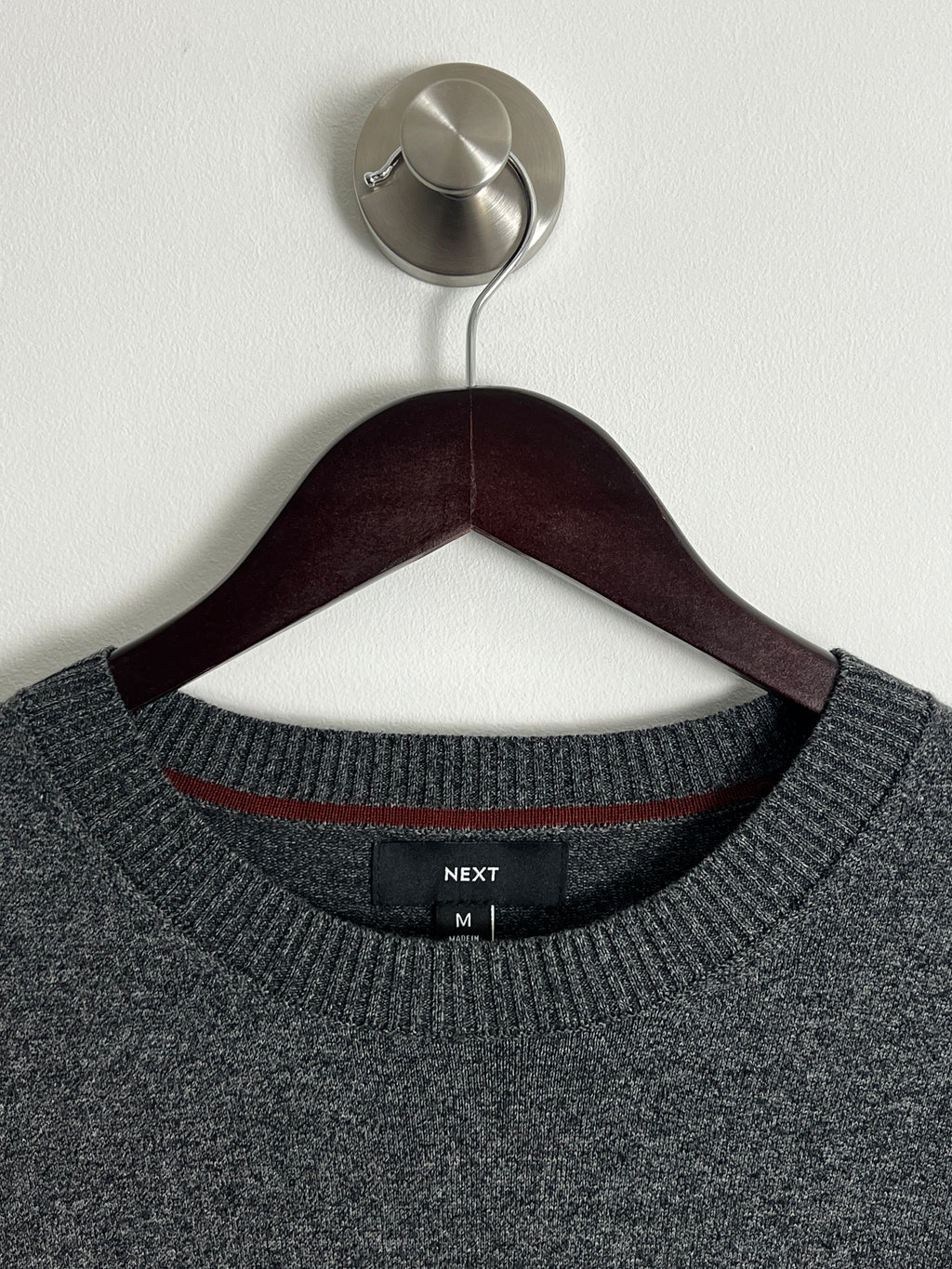 Next Charcoal Crew Neck Jumper