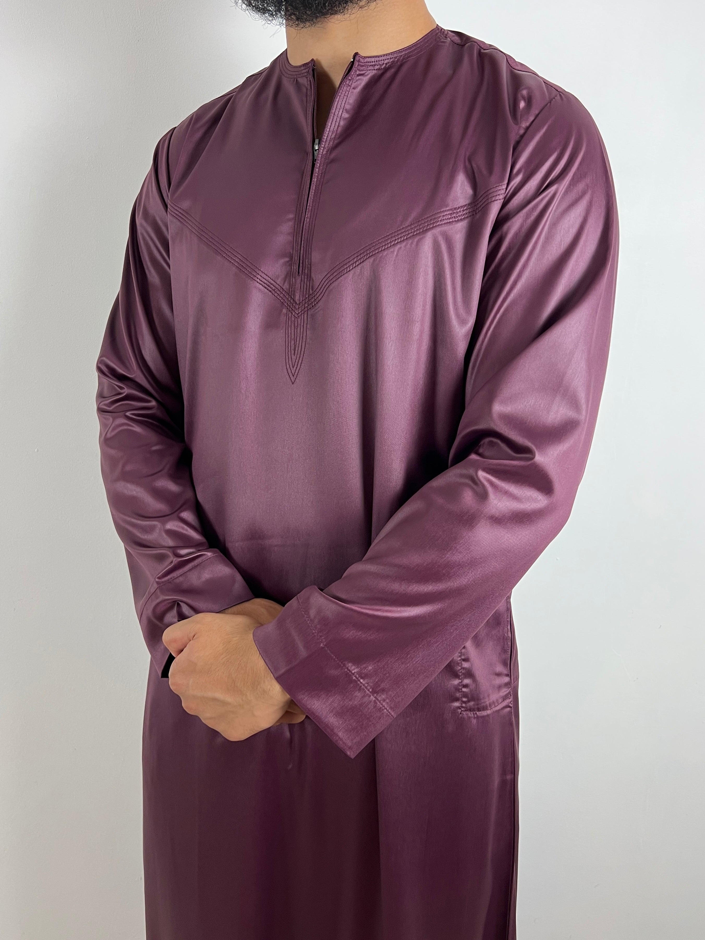 Maroon Emirati Thobe
