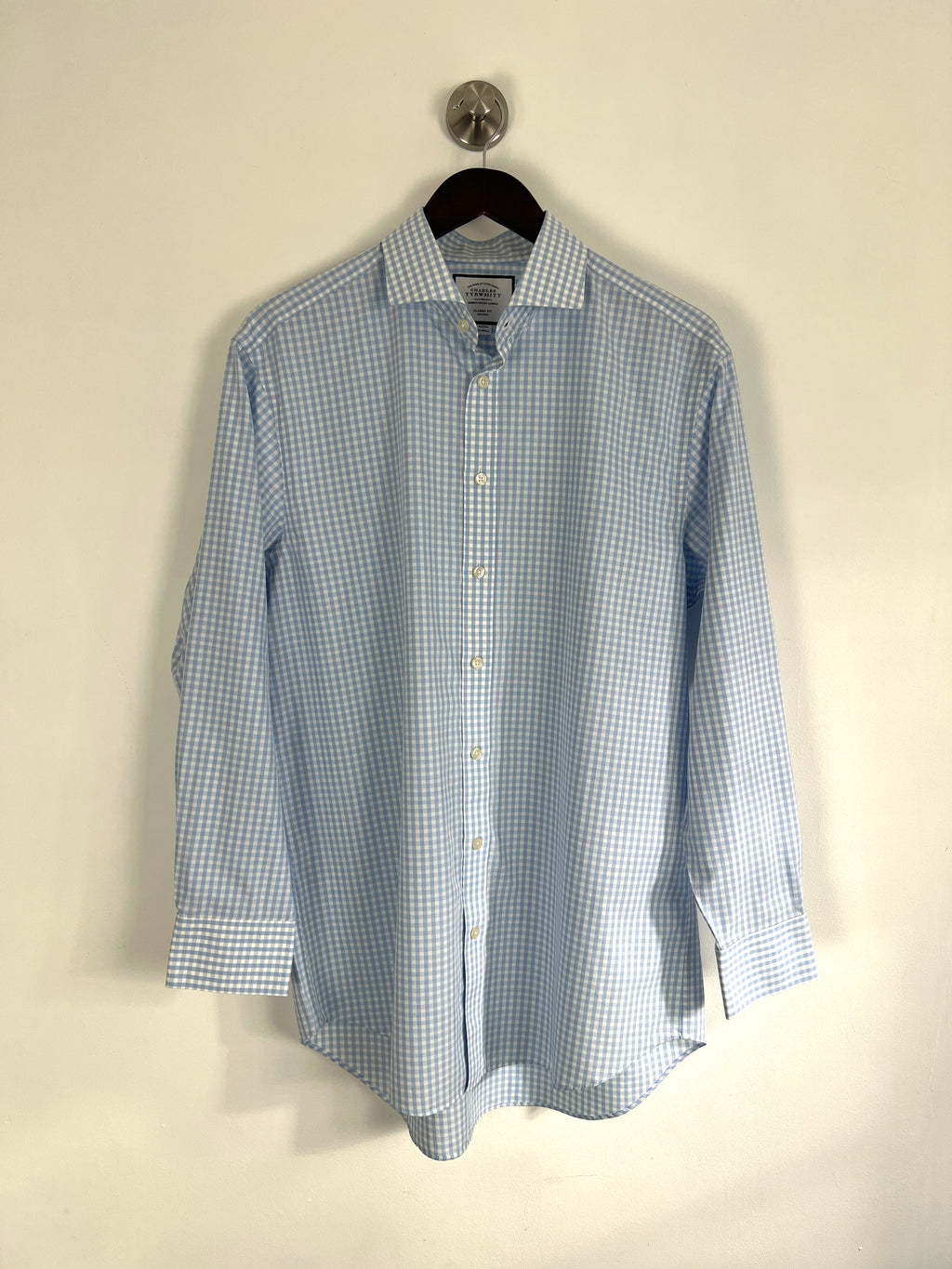 Charles Tyrwhitt Blue Checkered Shirt