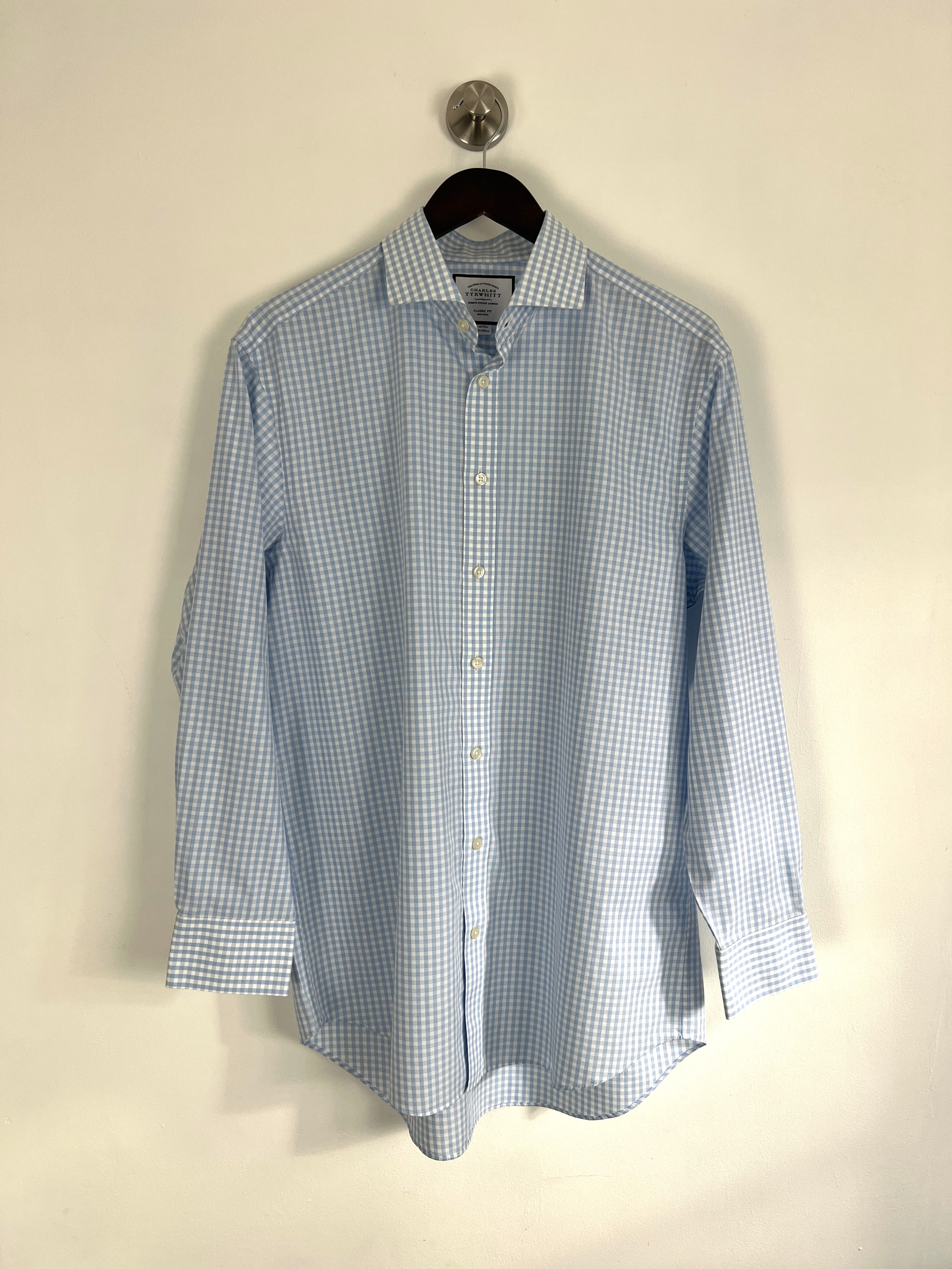 Charles Tyrwhitt Blue Checkered Shirt