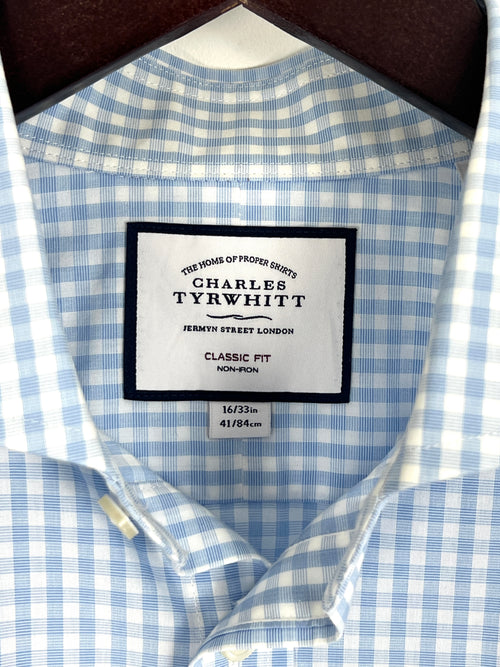 Charles Tyrwhitt Blue Checkered Shirt
