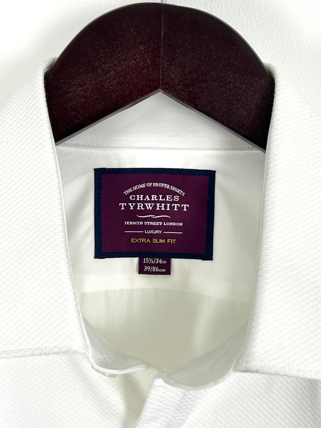 Charles Tyrwhitt White Luxury Dress Shirt