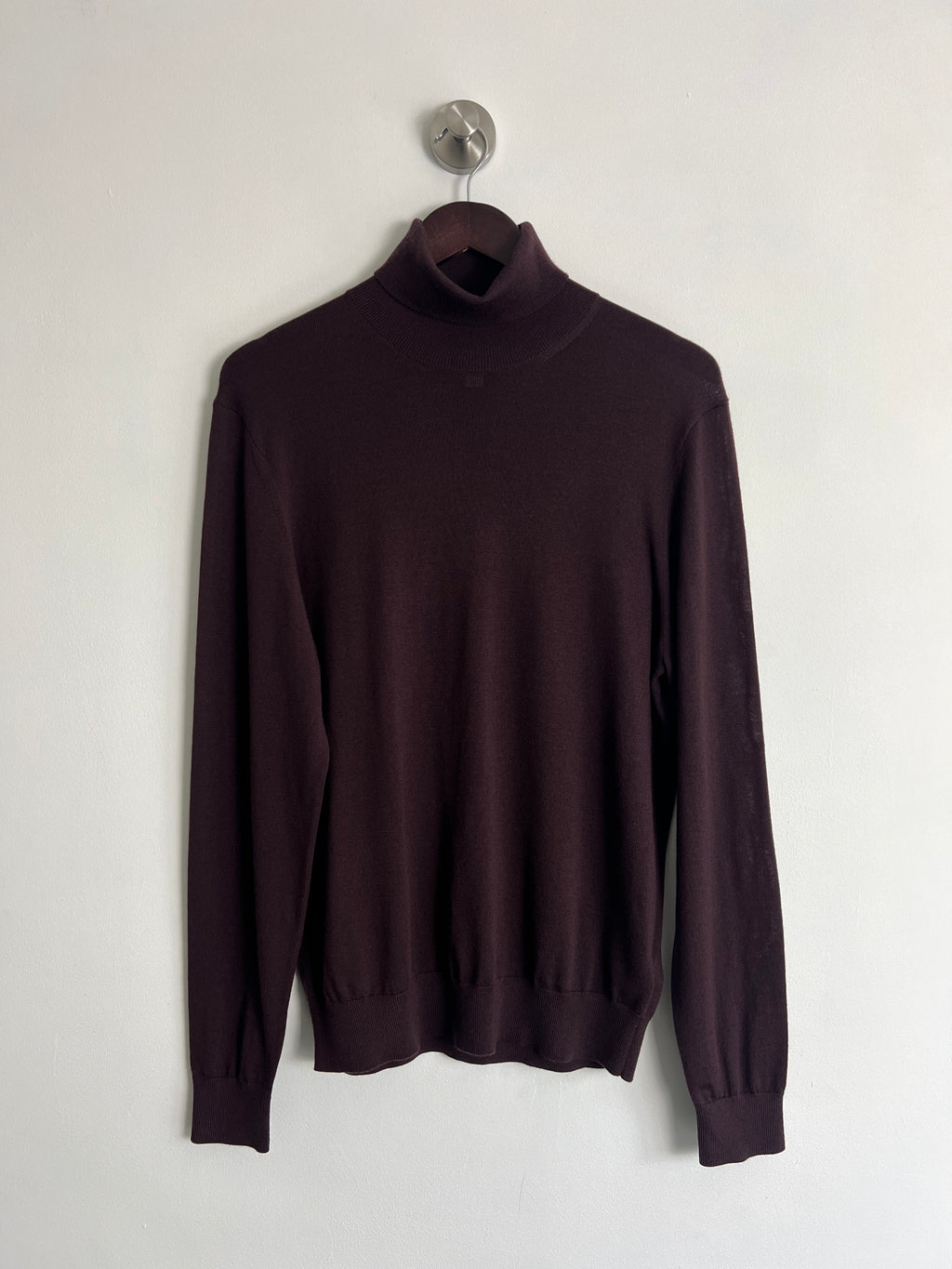 M&S Autograph Burgundy Roll Neck