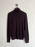 M&S Autograph Burgundy Roll Neck