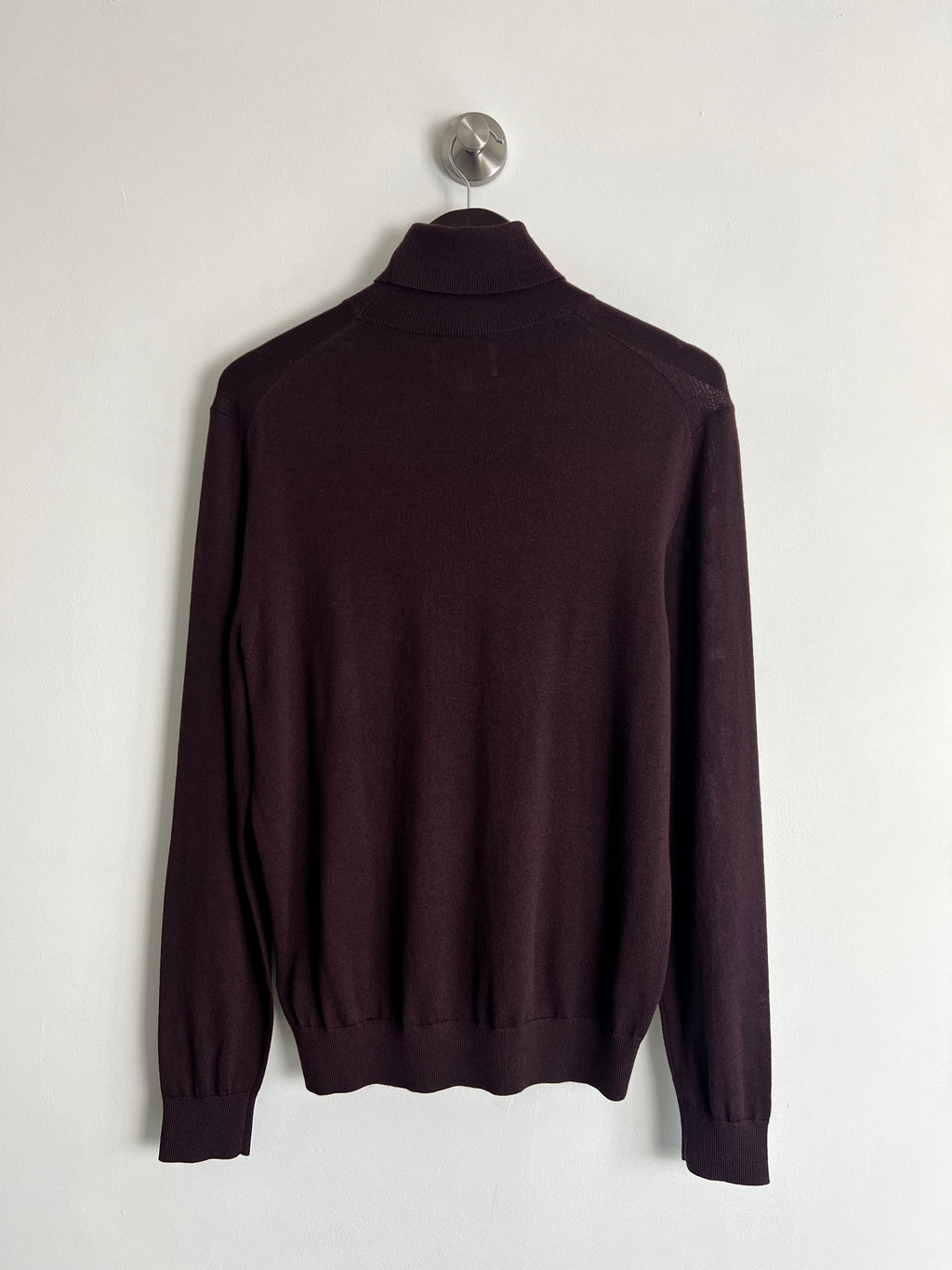 M&S Autograph Burgundy Roll Neck